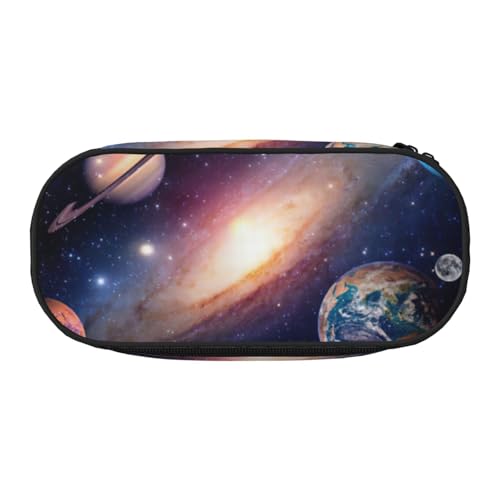 ADAhgu Federmäppchen mit Galaxie-Weltraum-Druck, für Schule, Studenten, Reisen, Büro, Schreibwaren, Make-Up-Organizer, Schwarz , Einheitsgröße, Taschen-Organizer ADAhgu Federmäppchen mit Galaxie-Weltraum-Druck, für Schule, Studenten, Reisen, Büro, Schreibwaren, Make-Up-Organizer, Schwarz , Einheitsgröße, Taschen-Organizer von ADAhgu