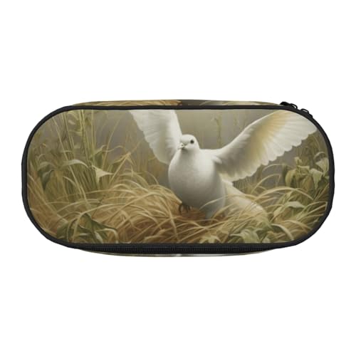 ADAhgu Federmäppchen mit Gras- und Tauben-Druck, für Schule, Studenten, Reisen, Büro, Schreibwaren, Make-up-Organizer, Schwarz , Einheitsgröße, Taschen-Organizer ADAhgu Federmäppchen mit Gras- und Tauben-Druck, für Schule, Studenten, Reisen, Büro, Schreibwaren, Make-up-Organizer, Schwarz , Einheitsgröße, Taschen-Organizer von ADAhgu