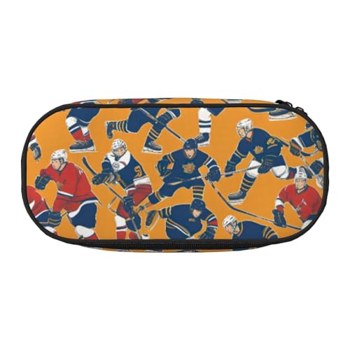 ADAhgu Federmäppchen mit Hockey-Aufdruck, für Schule, Studenten, Reisen, Büro, Schreibwaren, Make-up-Organizer, Schwarz , Einheitsgröße, Taschen-Organizer ADAhgu Federmäppchen mit Hockey-Aufdruck, für Schule, Studenten, Reisen, Büro, Schreibwaren, Make-up-Organizer, Schwarz , Einheitsgröße, Taschen-Organizer von ADAhgu