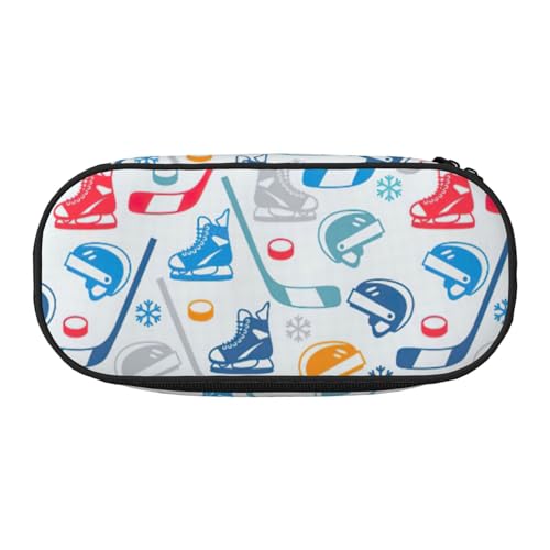 ADAhgu Federmäppchen mit Hockey-Elementen, kreativ, gemustert, für Schule, Studenten, Reisen, Büro, Schreibwaren, Make-up-Organizer, Schwarz , Einheitsgröße, Taschen-Organizer ADAhgu Federmäppchen mit Hockey-Elementen, kreativ, gemustert, für Schule, Studenten, Reisen, Büro, Schreibwaren, Make-up-Organizer, Schwarz , Einheitsgröße, Taschen-Organizer von ADAhgu