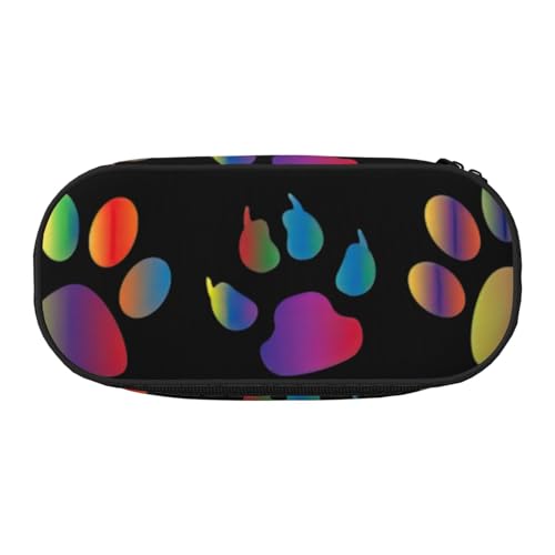 ADAhgu Federmäppchen mit Hundepfotenabdruck, für Schule, Studenten, Reisen, Büro, Schreibwaren, Make-up-Organizer, Schwarz , Einheitsgröße, Taschen-Organizer ADAhgu Federmäppchen mit Hundepfotenabdruck, für Schule, Studenten, Reisen, Büro, Schreibwaren, Make-up-Organizer, Schwarz , Einheitsgröße, Taschen-Organizer von ADAhgu