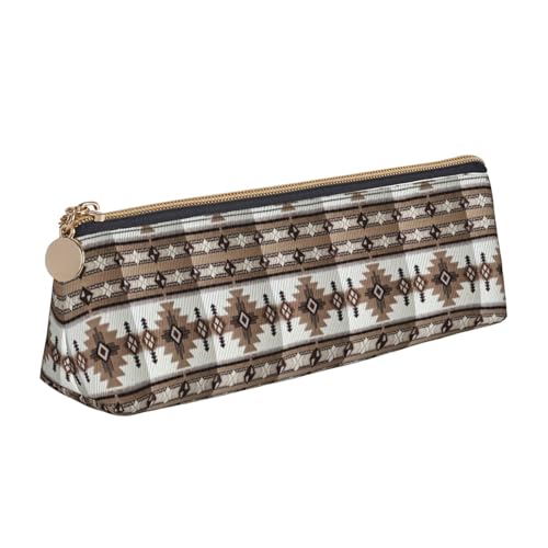 ADAhgu Federmäppchen mit Indianer-Druck, vielseitig, leicht, mit Reißverschluss, Stiftaufbewahrung, Schule, Studenten von ADAhgu