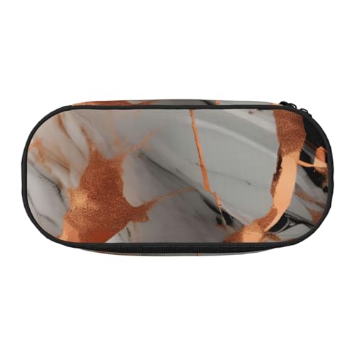 ADAhgu Federmäppchen mit Marmor-Textur, Kupferspritzer-Druck, für Schule, Studenten, Reisen, Büro, Schreibwaren, Make-up-Organizer, Schwarz , Einheitsgröße, Taschen-Organizer ADAhgu Federmäppchen mit Marmor-Textur, Kupferspritzer-Druck, für Schule, Studenten, Reisen, Büro, Schreibwaren, Make-up-Organizer, Schwarz , Einheitsgröße, Taschen-Organizer von ADAhgu