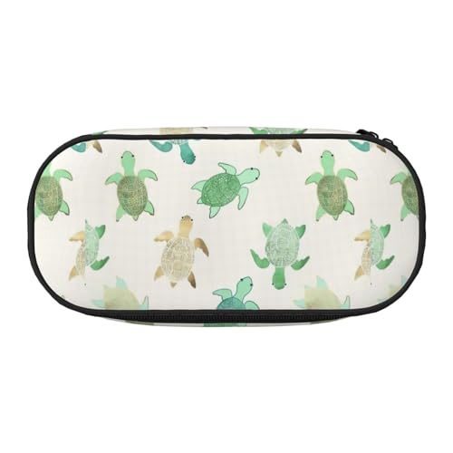 ADAhgu Federmäppchen mit Schildkrötenmotiv, für Schule, Studenten, Reisen, Büro, Schreibwaren, Make-up, Schwarz , Einheitsgröße, Taschen-Organizer ADAhgu Federmäppchen mit Schildkrötenmotiv, für Schule, Studenten, Reisen, Büro, Schreibwaren, Make-up, Schwarz , Einheitsgröße, Taschen-Organizer von ADAhgu