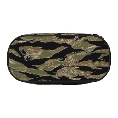 ADAhgu Federmäppchen mit Tigerstreifen, Camouflage-Druck, für Schule, Studenten, Reisen, Büro, Schreibwaren, Make-up-Organizer, Schwarz , Einheitsgröße, Taschen-Organizer ADAhgu Federmäppchen mit Tigerstreifen, Camouflage-Druck, für Schule, Studenten, Reisen, Büro, Schreibwaren, Make-up-Organizer, Schwarz , Einheitsgröße, Taschen-Organizer von ADAhgu