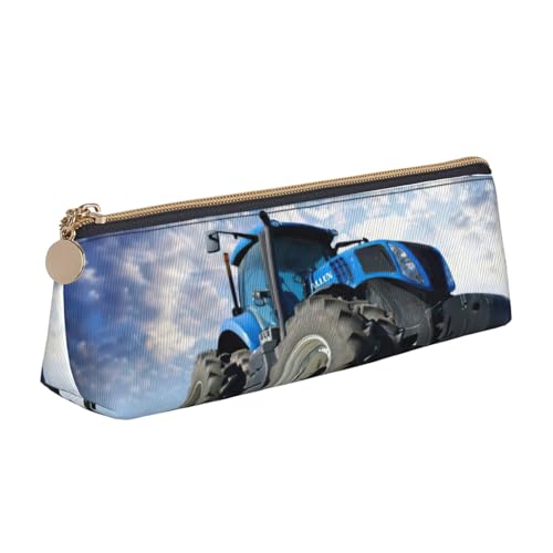 ADAhgu Federmäppchen mit Traktor-Druck, vielseitig einsetzbar, leicht, mit Reißverschluss, Stiftaufbewahrung, Schule, Studenten von ADAhgu
