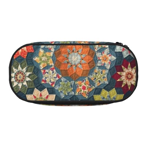 ADAhgu Federmäppchen mit böhmischem Blumendruck, für Schule, Studenten, Reisen, Büro, Schreibwaren, Make-up-Organizer, Schwarz , Einheitsgröße, Taschen-Organizer ADAhgu Federmäppchen mit böhmischem Blumendruck, für Schule, Studenten, Reisen, Büro, Schreibwaren, Make-up-Organizer, Schwarz , Einheitsgröße, Taschen-Organizer von ADAhgu