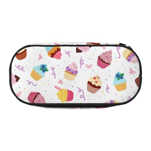 ADAhgu Federmäppchen mit köstlichem Cupcake-Aufdruck, für Schule, Studenten, Reisen, Büro, Schreibwaren, Make-up-Organizer, Schwarz , Einheitsgröße, Taschen-Organizer ADAhgu Federmäppchen mit köstlichem Cupcake-Aufdruck, für Schule, Studenten, Reisen, Büro, Schreibwaren, Make-up-Organizer, Schwarz , Einheitsgröße, Taschen-Organizer von ADAhgu