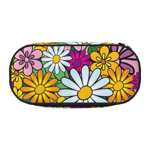 ADAhgu Federmäppchen mit niedlichem Cartoon-Blumendruck, für Schule, Studenten, Reisen, Büro, Schreibwaren, Make-up-Organizer, Schwarz , Einheitsgröße, Taschen-Organizer ADAhgu Federmäppchen mit niedlichem Cartoon-Blumendruck, für Schule, Studenten, Reisen, Büro, Schreibwaren, Make-up-Organizer, Schwarz , Einheitsgröße, Taschen-Organizer von ADAhgu