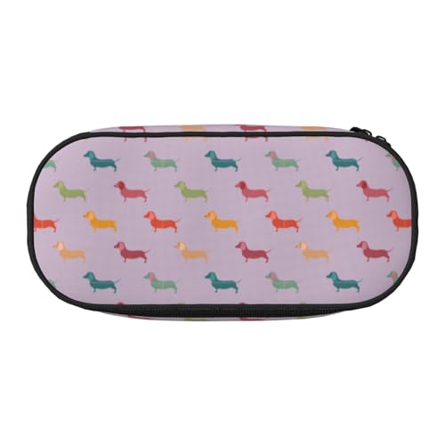 ADAhgu Federmäppchen mit niedlichem Dackel-Motiv, für Schule, Studenten, Reisen, Büro, Schreibwaren, Make-up-Organizer, Schwarz , Einheitsgröße, Taschen-Organizer ADAhgu Federmäppchen mit niedlichem Dackel-Motiv, für Schule, Studenten, Reisen, Büro, Schreibwaren, Make-up-Organizer, Schwarz , Einheitsgröße, Taschen-Organizer von ADAhgu