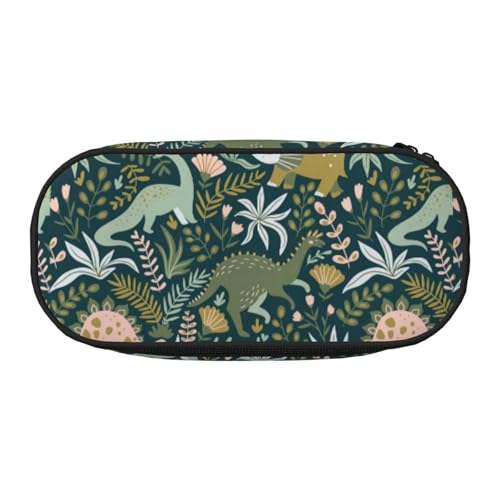 ADAhgu Federmäppchen mit niedlichem Dinosaurier-Druck, für Schule, Studenten, Reisen, Büro, Schreibwaren, Make-up-Organizer, Schwarz , Einheitsgröße, Taschen-Organizer ADAhgu Federmäppchen mit niedlichem Dinosaurier-Druck, für Schule, Studenten, Reisen, Büro, Schreibwaren, Make-up-Organizer, Schwarz , Einheitsgröße, Taschen-Organizer von ADAhgu