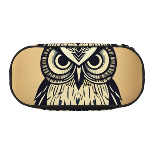 ADAhgu Federmäppchen mit niedlichem Eulen-Druck, für Schule, Studenten, Reisen, Büro, Schreibwaren, Make-up-Organizer, Schwarz , Einheitsgröße, Taschen-Organizer ADAhgu Federmäppchen mit niedlichem Eulen-Druck, für Schule, Studenten, Reisen, Büro, Schreibwaren, Make-up-Organizer, Schwarz , Einheitsgröße, Taschen-Organizer von ADAhgu