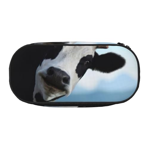 ADAhgu Federmäppchen mit niedlichem Kuh-Druck, für Schule, Studenten, Reisen, Büro, Schreibwaren, Make-up-Organizer, Schwarz , Einheitsgröße, Taschen-Organizer ADAhgu Federmäppchen mit niedlichem Kuh-Druck, für Schule, Studenten, Reisen, Büro, Schreibwaren, Make-up-Organizer, Schwarz , Einheitsgröße, Taschen-Organizer von ADAhgu