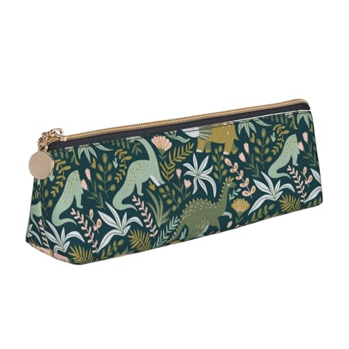 ADAhgu Federmäppchen mit süßem Dinosaurier-Druck, vielseitig einsetzbar, leicht, mit Reißverschluss, Stiftaufbewahrung, Schule, Studenten von ADAhgu