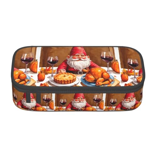 ADAhgu Großes Federmäppchen mit Halloween-Kürbis-Druck, Stiftetasche, Schulbedarf, Reisen, Studenten, Profis von ADAhgu