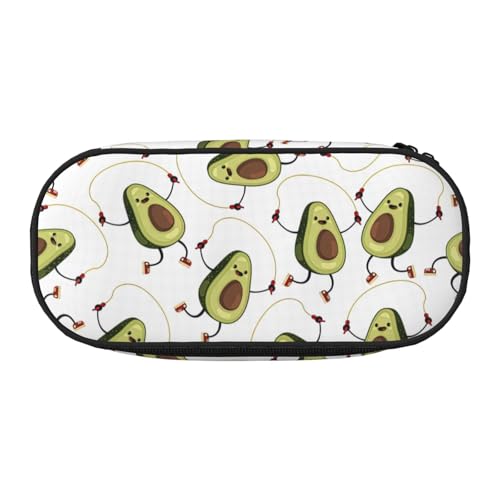 ADAhgu Lustiges Federmäppchen mit Cartoon-Avocado-Druck, für Schule, Studenten, Reisen, Büro, Schreibwaren, Make-up-Organizer, Schwarz , Einheitsgröße, Taschen-Organizer ADAhgu Lustiges Federmäppchen mit Cartoon-Avocado-Druck, für Schule, Studenten, Reisen, Büro, Schreibwaren, Make-up-Organizer, Schwarz , Einheitsgröße, Taschen-Organizer von ADAhgu