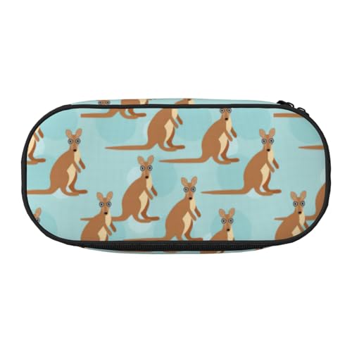 ADAhgu Lustiges Federmäppchen mit Känguru-Zoo-Aufdruck, für Schule, Studenten, Reisen, Büro, Schreibwaren, Make-up-Organizer, Schwarz , Einheitsgröße, Taschen-Organizer ADAhgu Lustiges Federmäppchen mit Känguru-Zoo-Aufdruck, für Schule, Studenten, Reisen, Büro, Schreibwaren, Make-up-Organizer, Schwarz , Einheitsgröße, Taschen-Organizer von ADAhgu