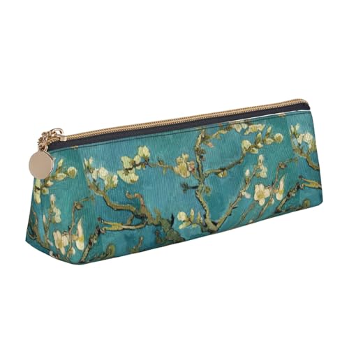 Federmäppchen mit Mandelblüten-Druck, vielseitig einsetzbar, leicht, mit Reißverschluss, Stiftaufbewahrung, Schule, Studenten von ADAhgu