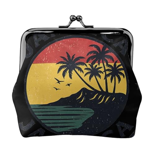 Jamaica Tropic-Standard-Scale-4_00x Print Vielseitige Münzbörse Exquisite Mini-Geldbörse Niedliche Kleingeldtasche für jeden Anlass von ADAhgu