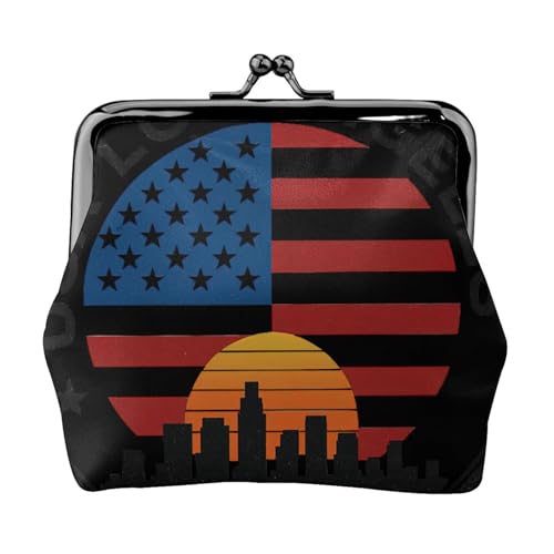 USA Los Angele Print Vielseitige Münzbörse Exquisite Mini Wallet Niedliche Kleingeldtasche für jeden Anlass von ADAhgu