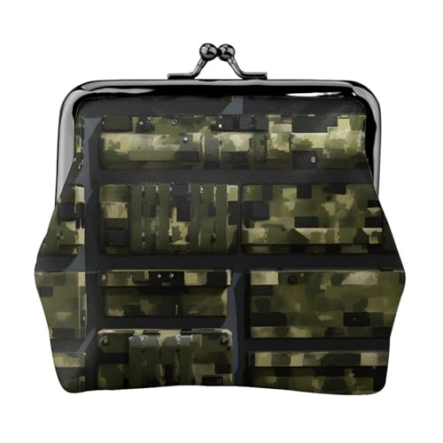 Vielseitige Münzgeldbörse mit Armee-Digital-Tarnmuster, exquisite Mini-Geldbörse, niedliche Kleingeldtasche für jeden Anlass von ADAhgu