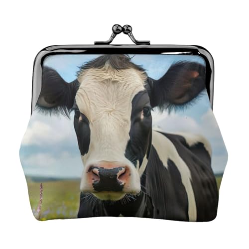 Vielseitige Münzgeldbörse mit Milchkuh-Aufdruck, exquisite Mini-Geldbörse, niedlicher Kleingeldbeutel für jeden Anlass von ADAhgu