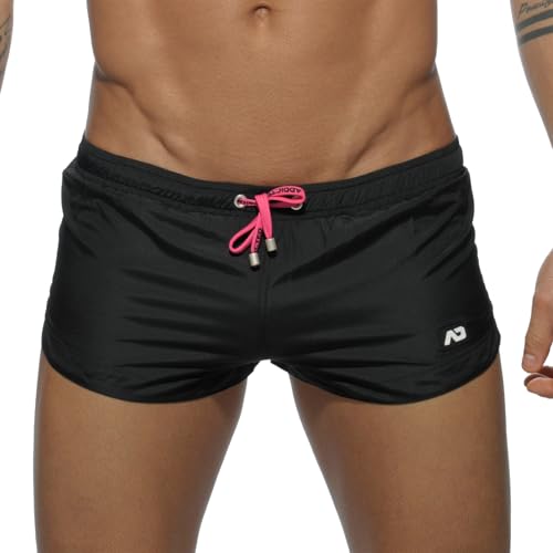 ADDICTED Badeshorts Basic schwarz Mini Shorts ADS111, Schwarz , XXL von ADDICTED