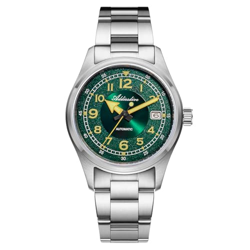 ADDIEDIVE Automatic Waterproof 200M Dive NH35A Green Dial Movement Herrenuhr AD2055 von ADDIESDIVE