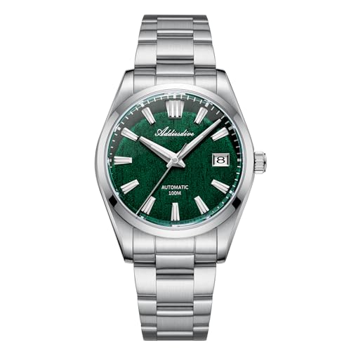 ADDIESDIVE Luxus Uhr Herren automatikuhr NH35A mechanische Uhr BGW9Leuchtende Uhren analoge Uhr Herren Mit Edelstahlarmband AD2075 von ADDIESDIVE