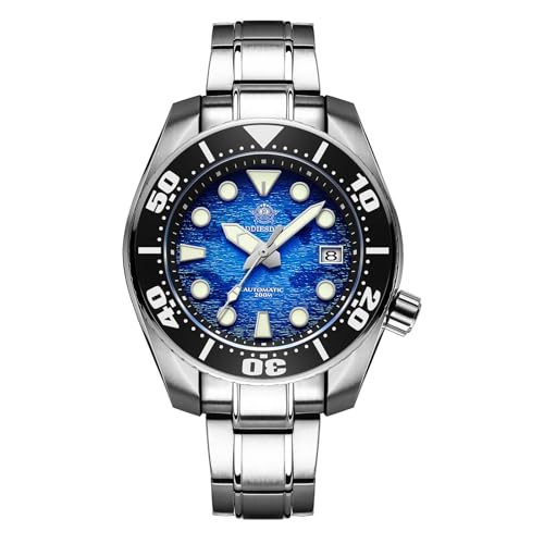 ADDIESDIVE Herren NH35A Automatik-Uhr Armbanduhr Automatikwerk mit Edelstahlband von ADDIESDIVE