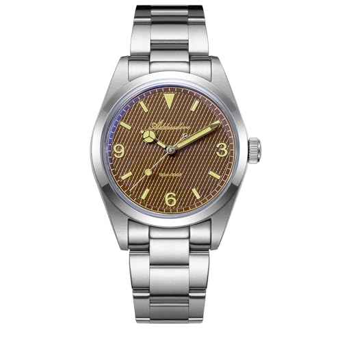 ADDIESDIVE 36mm Luxus analoge Uhr Herren C3 BGW9 Super Leuchtend Bubble Spiegelglas quarzuhr Herren AD2096 von ADDIESDIVE