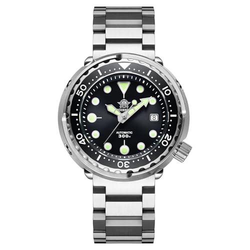ADDIESDIVE taucheruhren Herren automatik 300M wasserdicht AD2522 Japanisches 8215 Automatikuhrwerk Saphirglas Edelstahl Analoge Taucheruhr von ADDIESDIVE