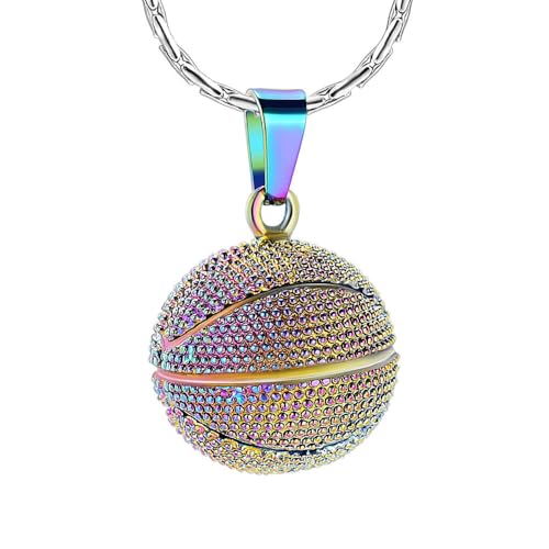 ADENLA Urnenketten für Asche für Frauen Männer Gedenkmedaillons Anhänger mit Gravur „Always in my Mind Forever in my-bunt“ von ADENLA