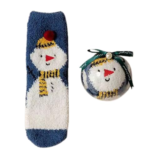 Flauschige Socken Weihnachten | Lässige flauschige Weihnachtssocken | Gemütliche Socken für Frauen, Teenager-Mädchen, zum Schlafen im Innenbereich, Wintersocken für Weihnachtsgeschenke Adern von ADERN