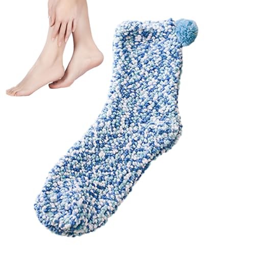 Lustige Fuzzy-Socken, Fuzzy-Socken für Teenager-Mädchen - Weiche Cupcake-Socken für Damen | Lustige Mädchensocken, süße Slipper-Socken zum Valentinstag, Geburtstag, Einweihungsgeschenk Adern von ADERN