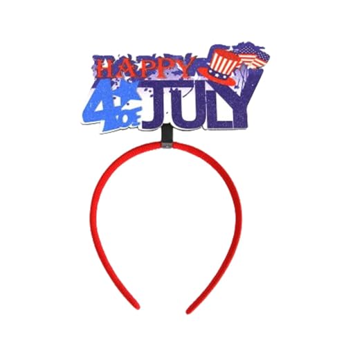 Patriotische Haarbänder,Stirnband zum Unabhängigkeitstag | 4. Juli Süße Haarbänder für Mädchen,Patriotische Accessoires, Dekorationen, Partyzubehör für Frauen, Mädchen, Kinder von ADERN