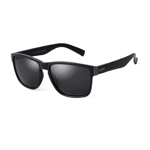 ADEWU Polarisiert Sonnenbrille Herren Damen Rechteckig Outdoor Sportbrille Klassisch Stil UV400 von ADEWU