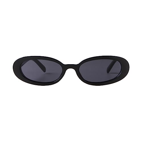 ADEWU Retro Oval Sonnenbrillen Herren Damen 90er Vintage Rechteckig Sonnenbrille für Reise Fahren Geschenk von ADEWU