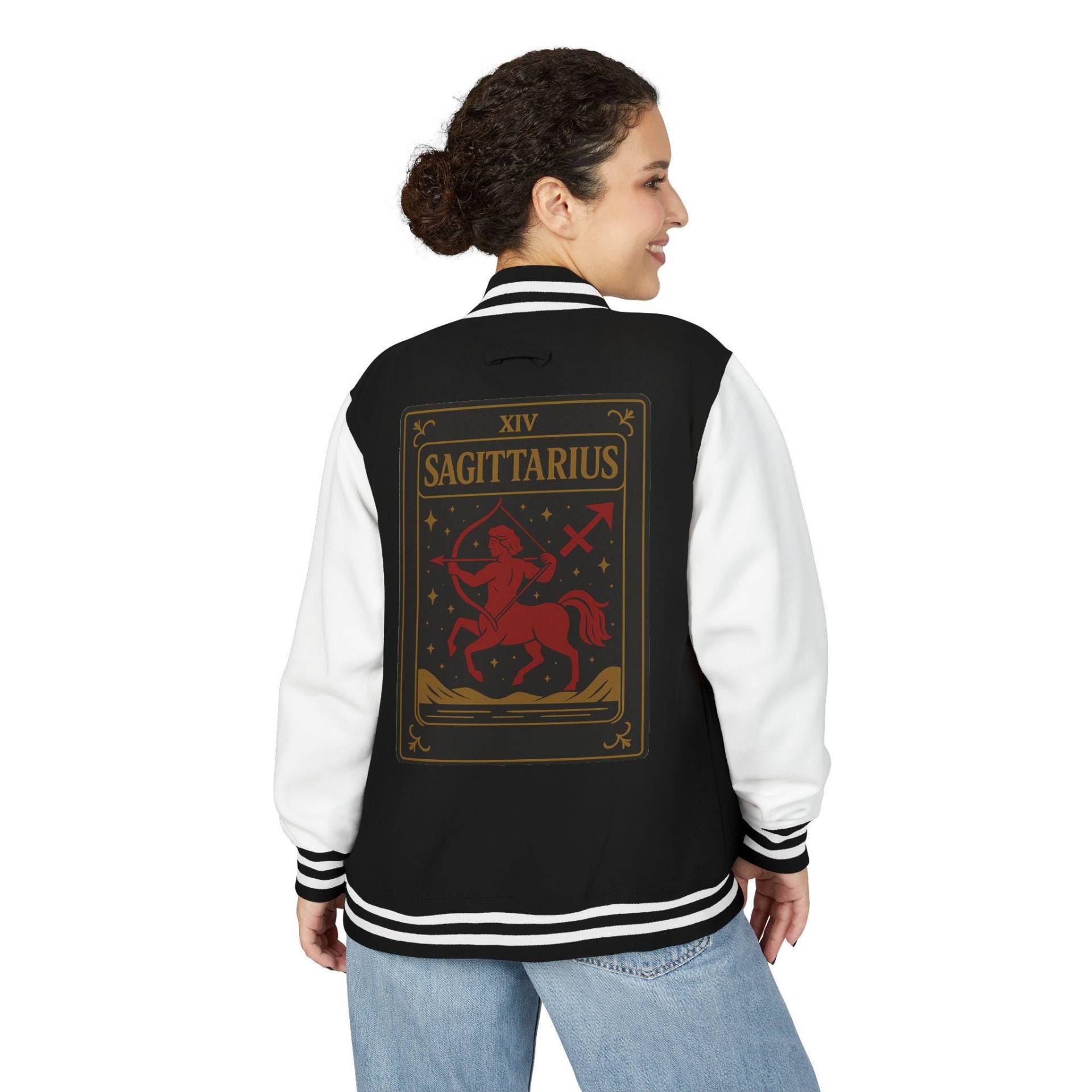 Sagittarius Letterman Jacke Unisex Varsity Style, Astrologie Fanartikel Sagittarius Letterman Jacke Unisex Varsity Style, Astrologie Fanartikel von ADEZITO
