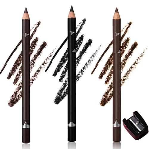 Systemous 24 Hr Waterproof Eyeliner Duo Sharpenable Eye Pencil, Systemous Eyeliner,2 in 1 𝐄𝐲𝐞𝐥𝐢𝐧𝐞𝐫 and Eyebrow Pencil, No Smudging, Fading, Smooth and Easy to Color (ALL) von ADFUGE