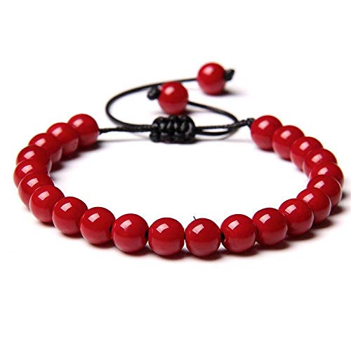 Armband Perlen, 7 Chakra Natürlichen Roten Karneol Stein Perlen Armband Verstellbar Weben Armreif Boho Yoga Halbedelstein Schmuck Für Frauen Paar Urlaub Geschenk Armband Perlen, 7 Chakra Natürlichen Roten Karneol Stein Perlen Armband Verstellbar Weben Armreif Boho Yoga Halbedelstein Schmuck Für Frauen Paar Urlaub Geschenk von Amoyeric