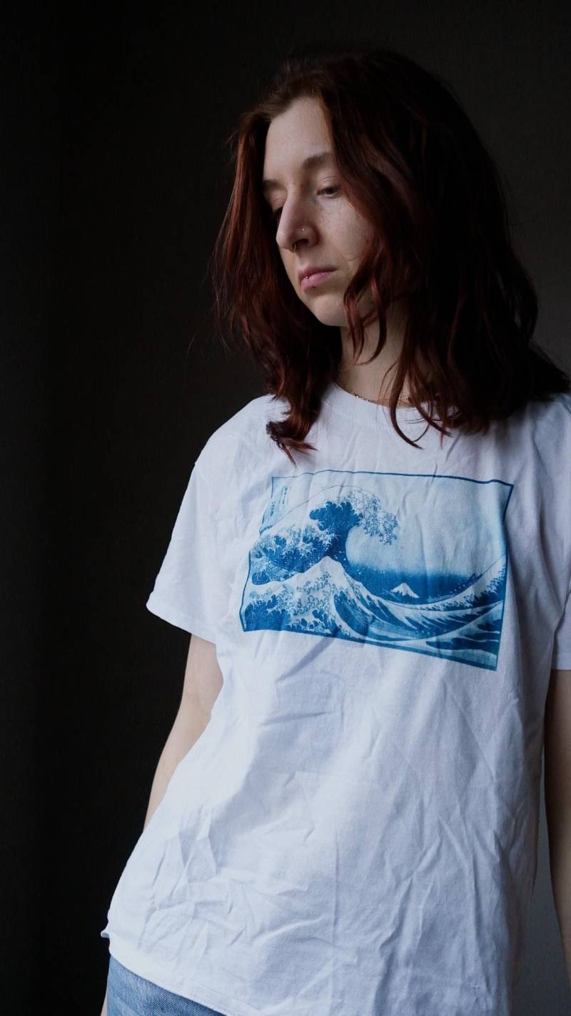 Tshirt Fuji Welle von ADHDPopupStore