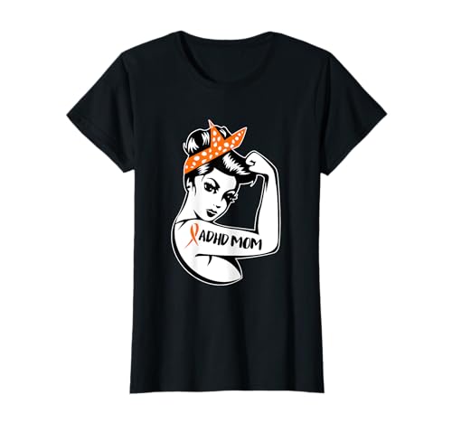ADHS Geschenke & Ideen Damen Klassisch Schwarz S Halbarm Pull-On Klassische Passform Standardlänge leichtgewichtig T-Shirt von ADHS Geschenke & Ideen