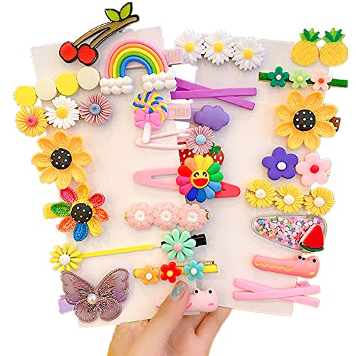 8-teiliges Set mit niedlichen Haarnadeln für Mädchen, schöne Haarschmuck, Haarnadeln, modisches Haar-Accessoire (G) von ADIASEN