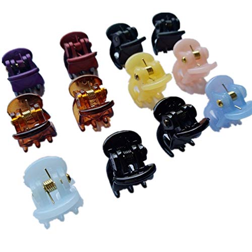 ADIASEN Mini-Haarklammer aus Kunststoff für Frauen und Mädchen, 20 Stück von ADIASEN