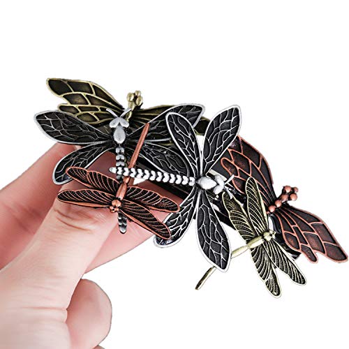 Vintage Steam Frauen Haarspange Mädchen Haarspangen Haarschmuck Federklemmen (Libelle) von ADIASEN