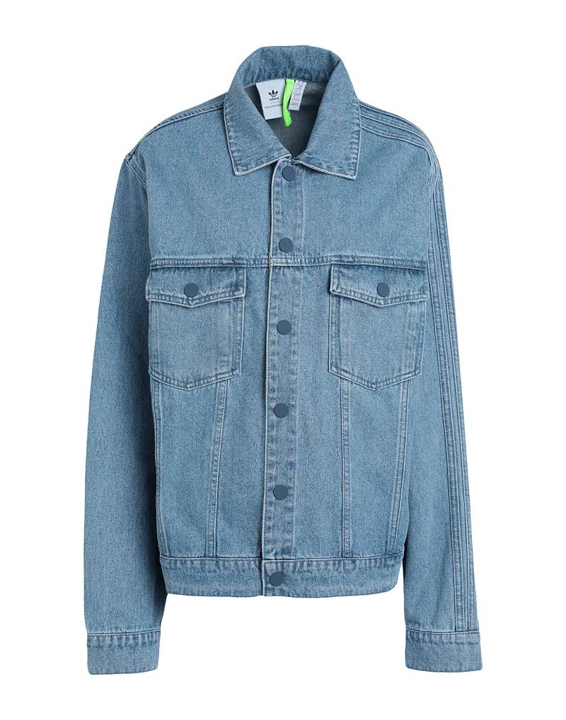 ADIDAS ORIGINALS x KSENIA SCHNAIDER Jeansjacke/-mantel Damen Blau von ADIDAS ORIGINALS x KSENIA SCHNAIDER