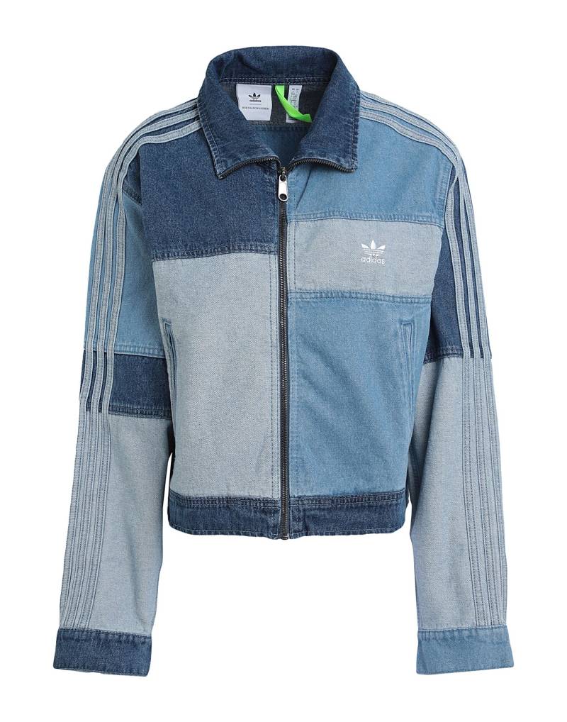 ADIDAS ORIGINALS x KSENIA SCHNAIDER Jeansjacke/-mantel Damen Blau von ADIDAS ORIGINALS x KSENIA SCHNAIDER