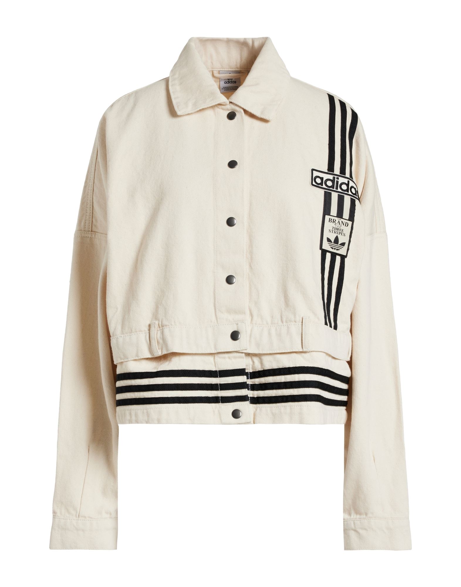 ADIDAS ORIGINALS Jeansjacke/-mantel Damen Elfenbein von ADIDAS ORIGINALS