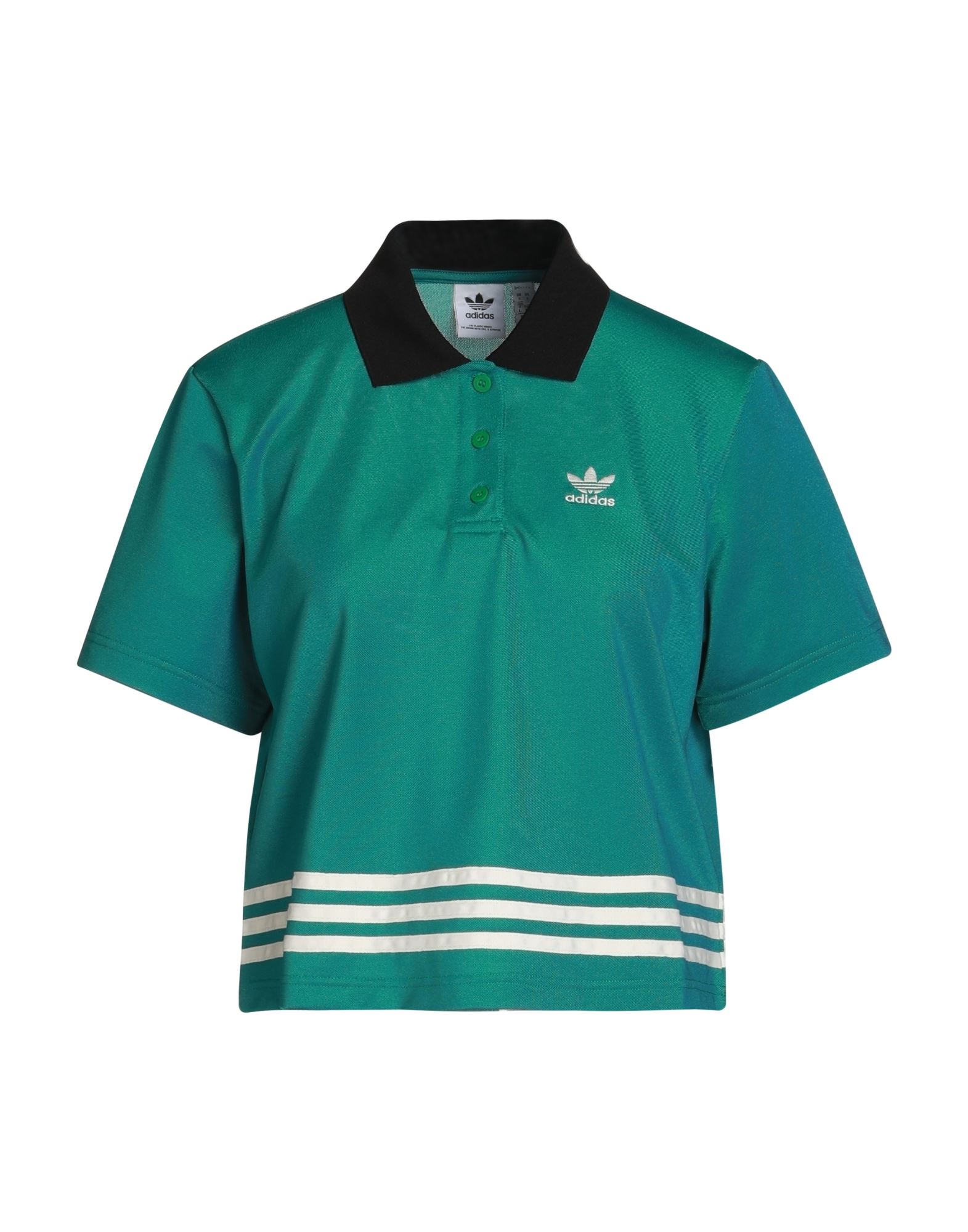 ADIDAS ORIGINALS Poloshirt Damen Smaragdgrün von ADIDAS ORIGINALS